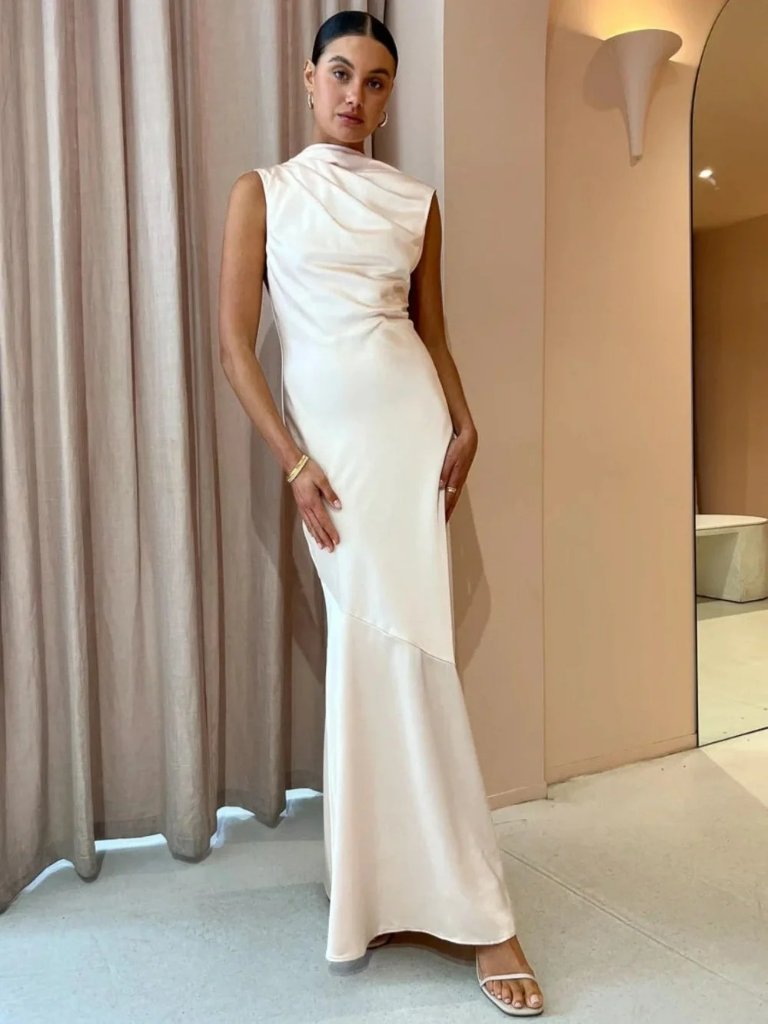 Nwt Significant Other Lana Maxi Dress, Size 6, Ivory